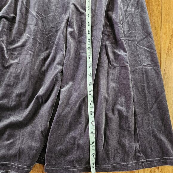 Lulus Velvet Maxi Dress Womens XL Beautiful Night Dusty Purple Evening Gown - Picture 13 of 14